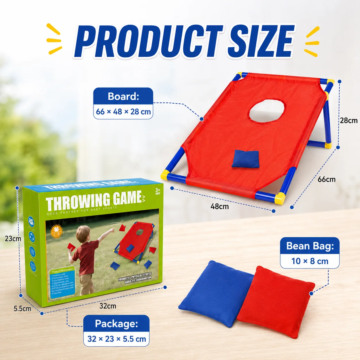 ชุดเกมโยนถุงถั่วสำหรับเด็ก กระ - Kids Outdoor Bean Bag บทวิจารณ์และราคา
