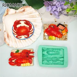 Feast Modeling Silicone Molds For Fondant Cake Decorating Tools Crab Candy Making Lobster Chocolate Baking Mould