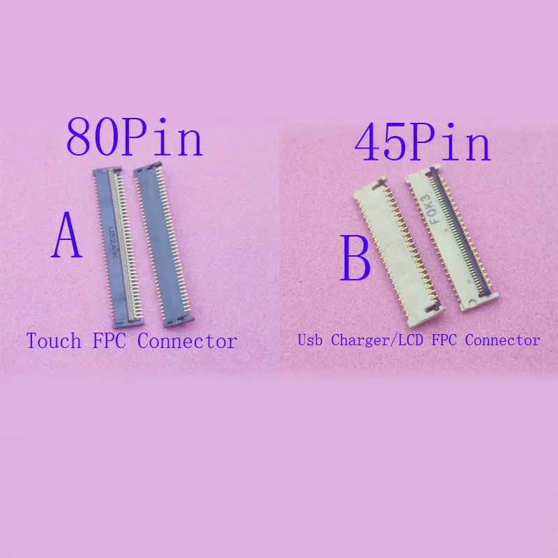 

1-10 шт. USB-зарядное устройство FPC разъем ЖК-дисплей экран зарядка сенсорная вилка для Samsung Galaxy P5100 P5110 T530 T531 T535 45 80 Pin