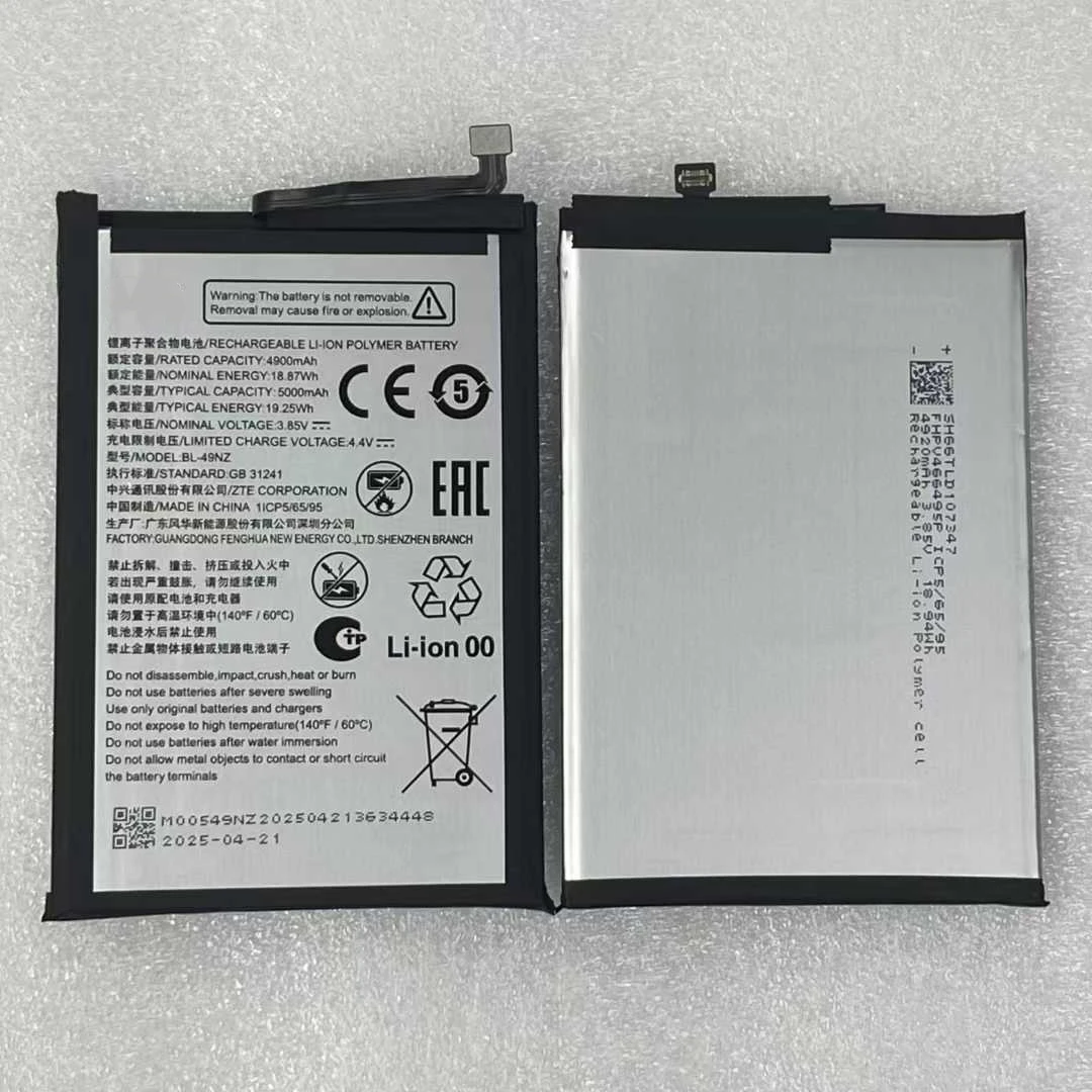 

3.85V 5000mAh Original New Battery For ZTE BL-49NZ Battery Batteria