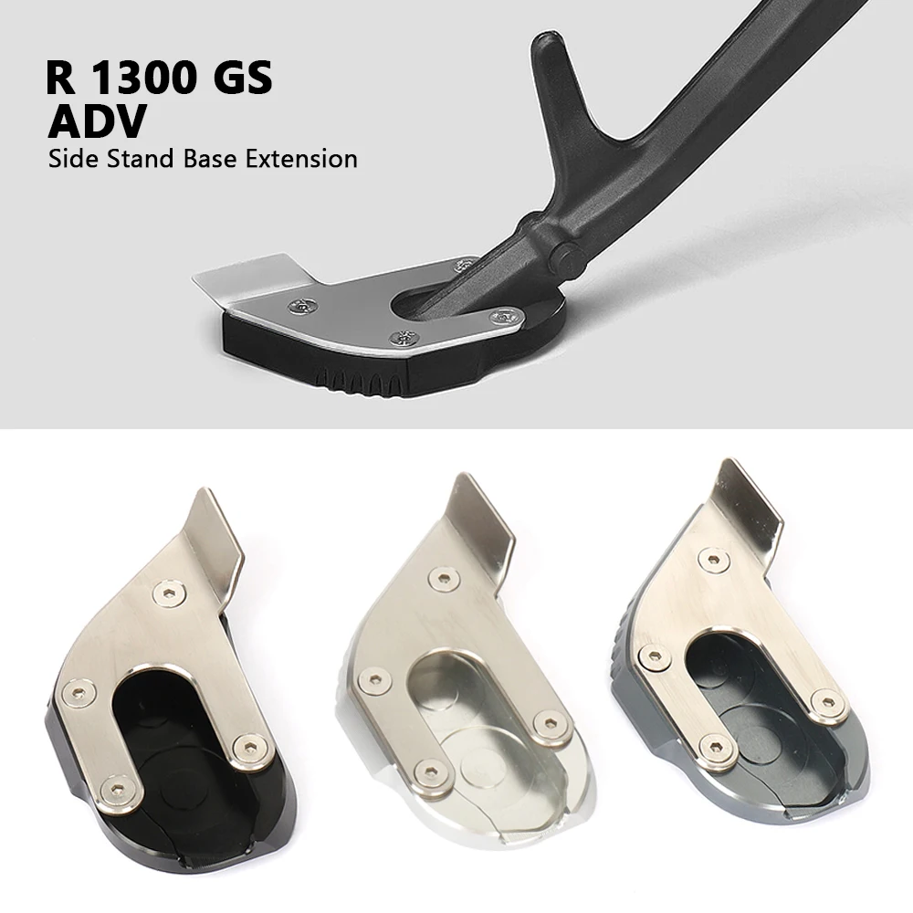 

For BMW R 1300 GS Adventure R1300GS 1300GSA 2023-2025 Motorcycle Accessories Kickstand Sidestand Stand Extension Enlarger Pad