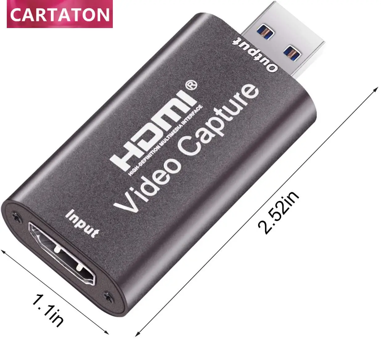 1080P HDMI To USB 2.0 3.0 Game Recording Box for Computer Youtube OBS Live Streaming Broadcast hdmi video capture card