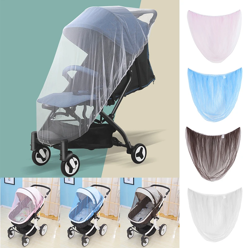 Summer Mosquito Net Baby Stroller Stroller Mosquito Insect Shield Net Safe Infants Protection Mesh Pram Accessories Mosquito Net