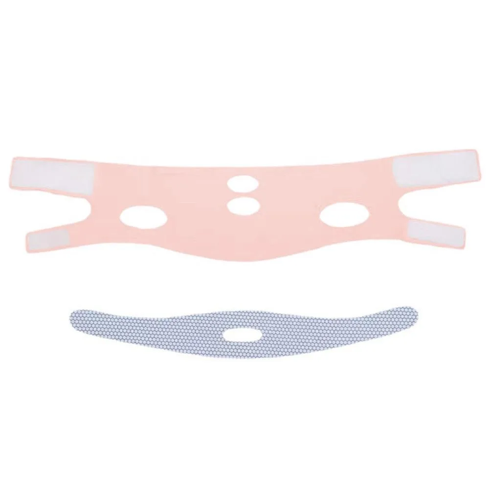 قناع جديد لشد الوجه على شكل حرف V، شريط تنحيف الوجه/حزام شد الذقن المضاد للتجاعيد لشد الوجه لإزالة الذقن المزدوجة/الطيات الناسولابية #6