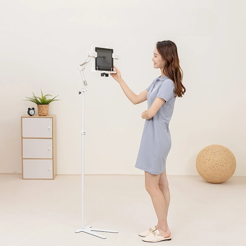 

V-Shaped Floor Reading Stand, Bedside Sofa Book Holder, Lazy Reading Gadget, Metal Tablet and Phone Holder for Reading in Bed