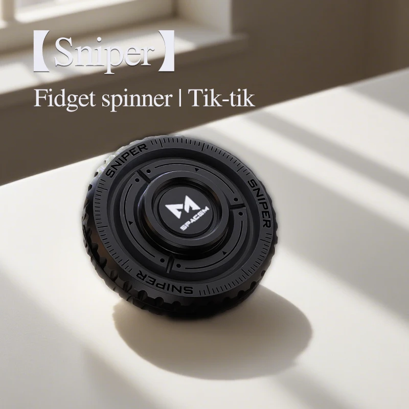 3-in-1 Metal Fidget Spinner Set for Adults  Anxiety Relief Toys with Push Card Hand Spinner Stress Reducer Gift for Kids Office