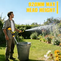Cordless Stick Water Transfer Pump 40L/Min Portable Electric Water Pump Pool Garden Pond Drainage for Dewalt 20V Battery Pin 3