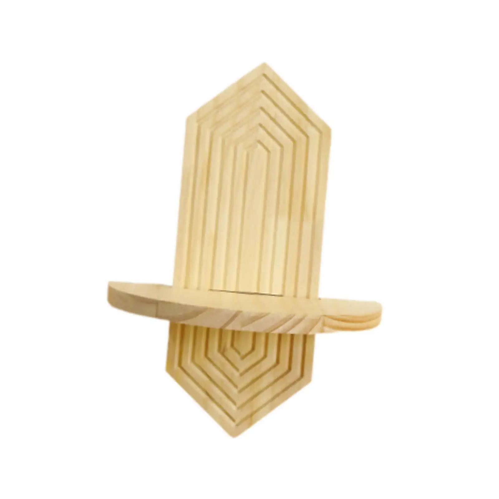 

Подвесная полка в стиле бохо, эстетическая, простая в установке, идеальный подарок, элегантная настенная поплавковая полка, декоративная для праздников игровой комнаты