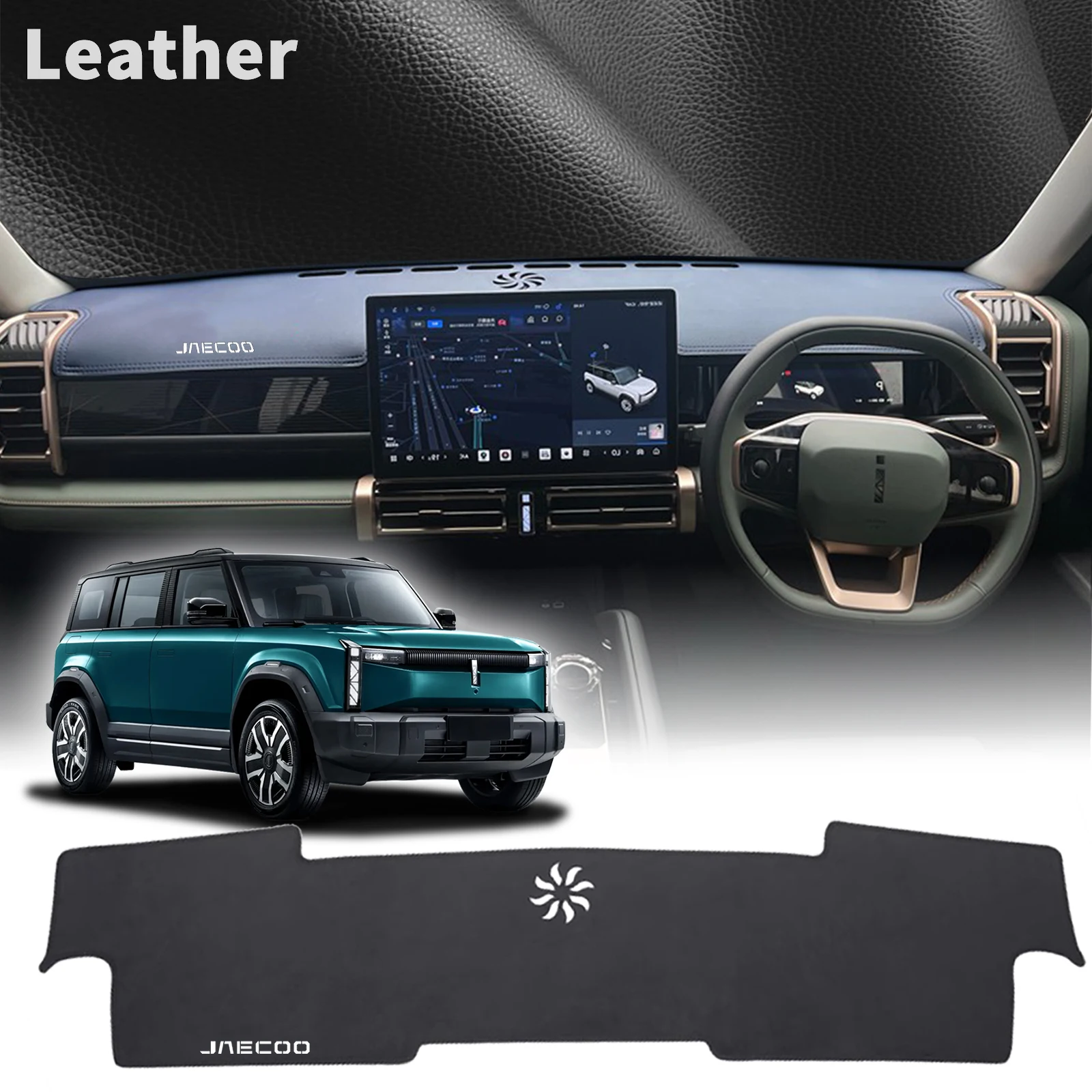 for Chery JAECOO J6 6 Icar 03 2024 2025 2026 Car Dashmat Dashboard Cover Pad Dash Mat Sunshade Protective Carpet Accessories