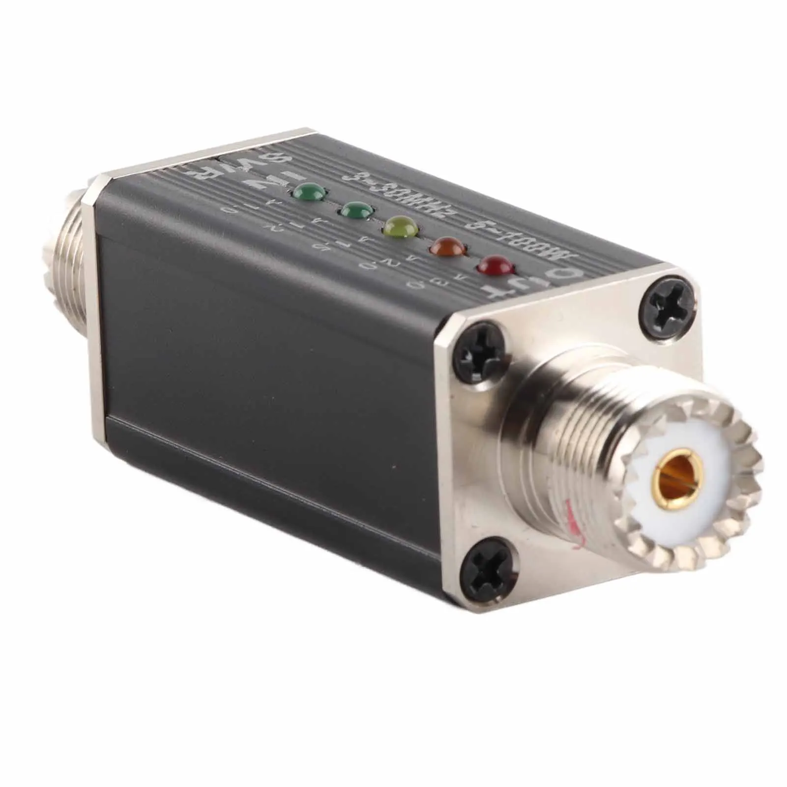 5-100W Standing Wave Meter Mini Shortwave LED Indicator SWR Meter for Antenna Radio 3 to 30MHz