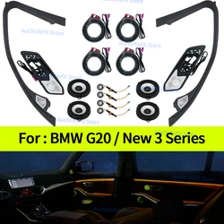 11 Colors LED Speaker Cover For BMW G20 New 3 Series Car Midrange Tweeter HiFi Music Stereo Horn Ambient Light Decorate Refit