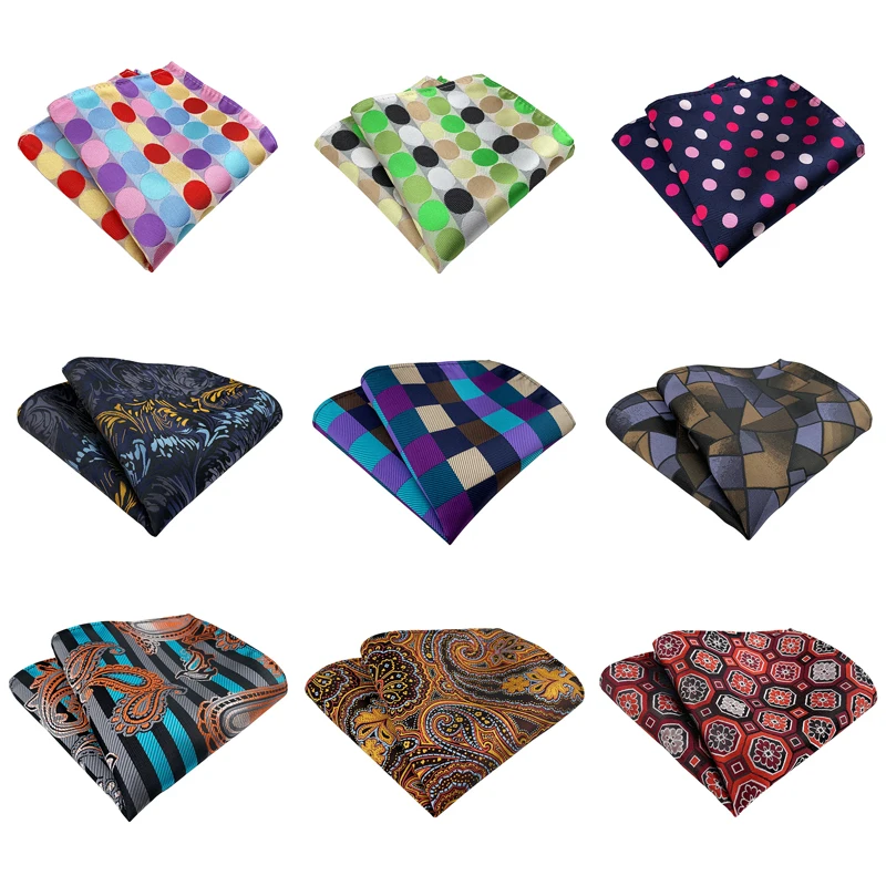New Pocket Square Scarf Wedding Handkerchief Chest Suit Groom Business Wedding Suit Pocket Party Supplies Fashion Trends Hanky #1