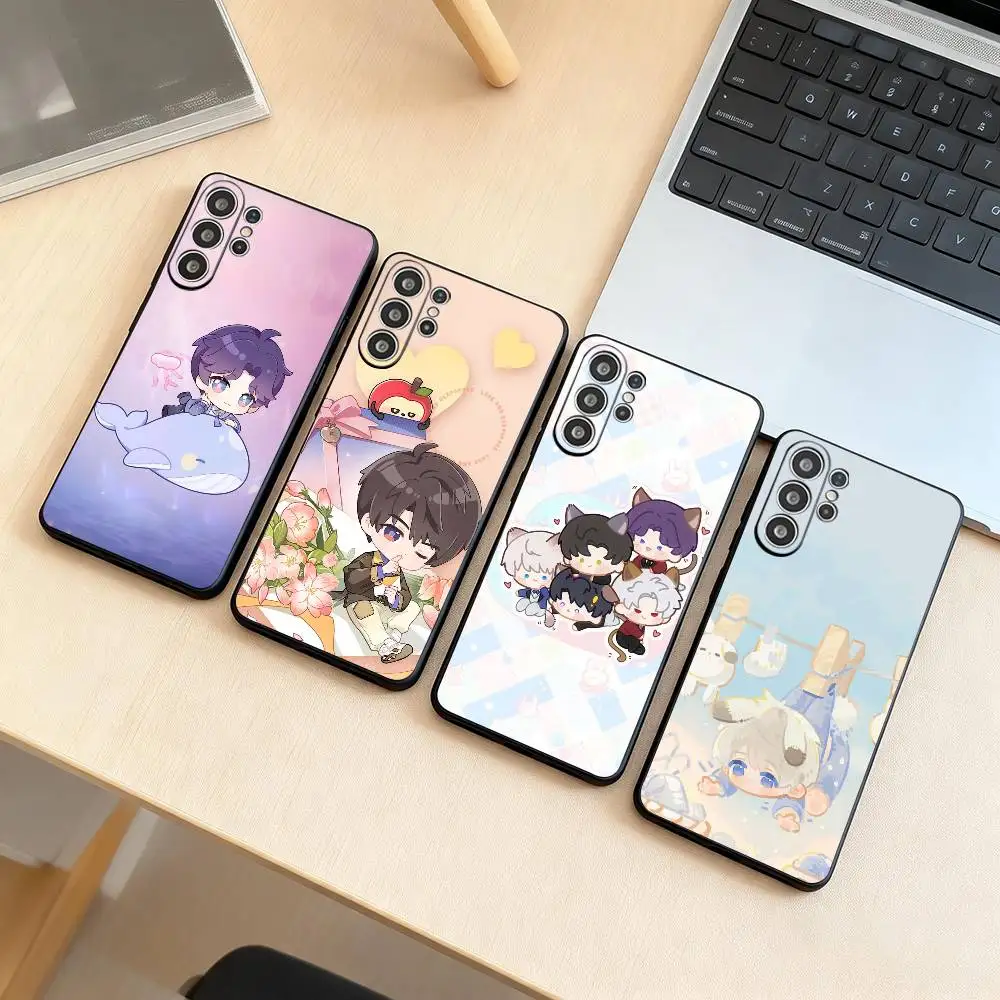 Love And Deepspace Game  Phone Case Black Silicone Soft For Samsung S25,S24,S21,S22,S23,S30,Ultra,S20,Plus,Fe,Lite Gift