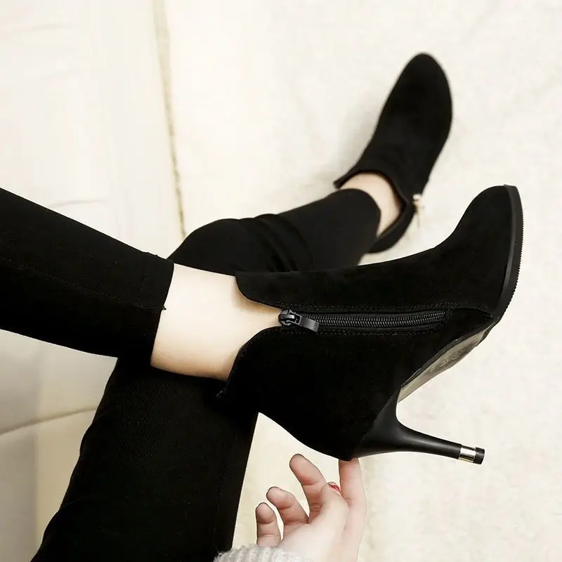 

Lightweight Booties Soft With Tassels Solid Color Woman Short Shoes On Offer Goth Sale Pu Boot Promotion Ankle Boots for Women