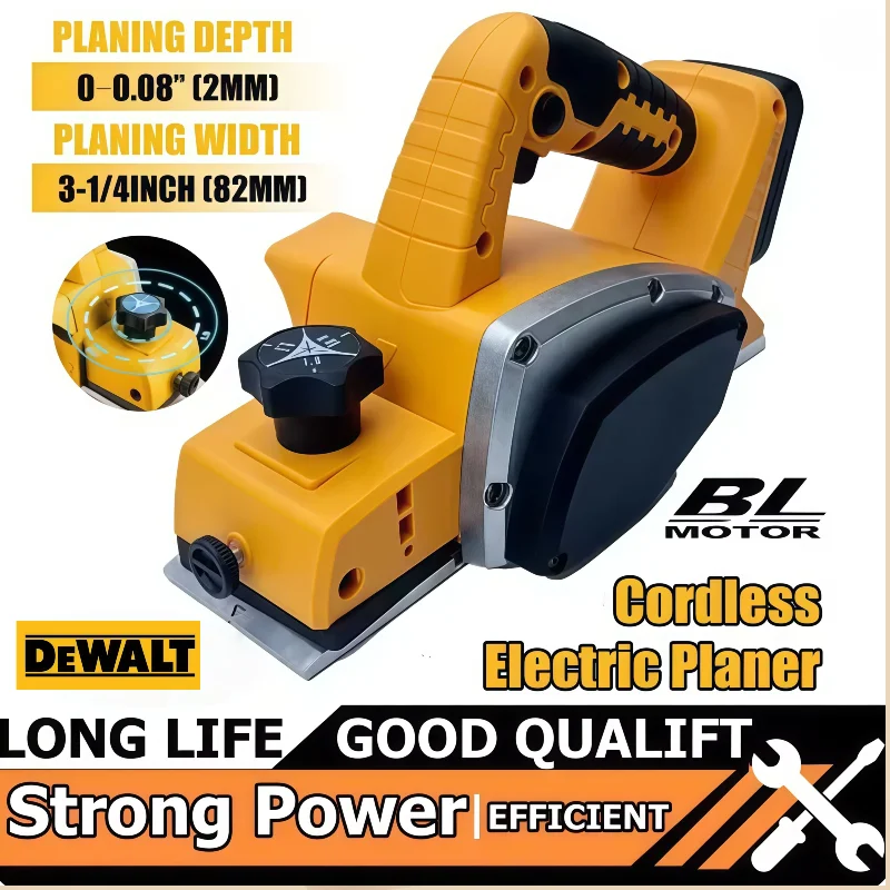 

Электрический фрезер DeWALT для обработки дерева, мощный электрический триммер, инструмент для фрезерования, гравировки и нарезки пазов, работает от аккумулятора 18В.