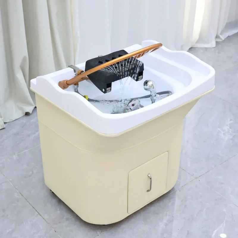 

XinSheng Head Washing Bowl, Hair Salon, Head Hydrotherapy, Beauty Salon Furniture, Health Care Equipment, Commercial or Home Use