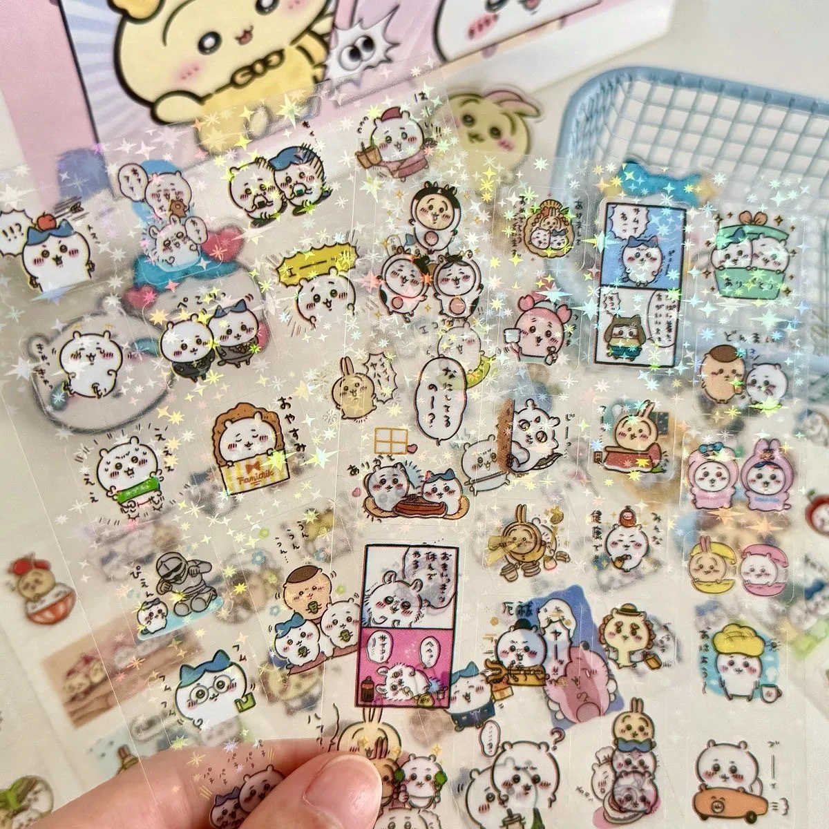 10PCS Urocze Naklejki Chiikawa