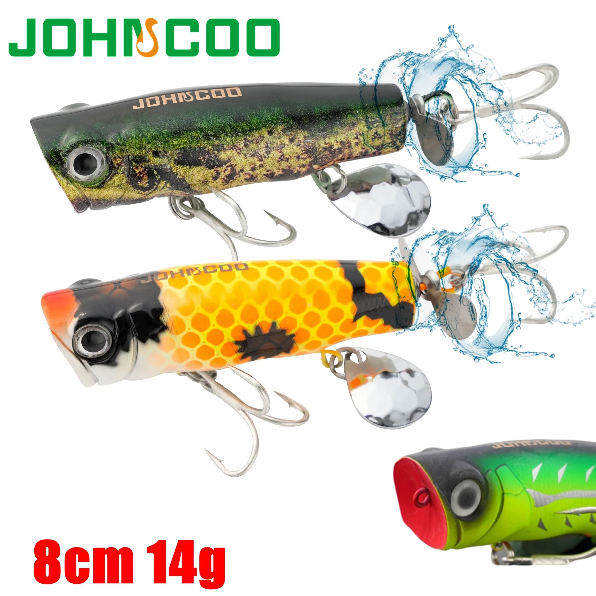 Topwater Popper 8Cm…
