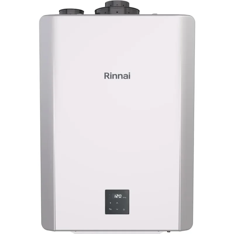 Rinnai RX130iN Condensing Smart Sense Natural Gas or Propane Tankless Water Heater, Indoor or Outdoor Water Heater