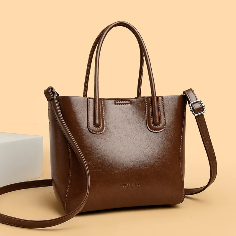

High Quality PU Leather Luxury Handbag for Women Designer Shoulder Crossbody Bags Female New Bolsa Feminina Commuting Sac A Main