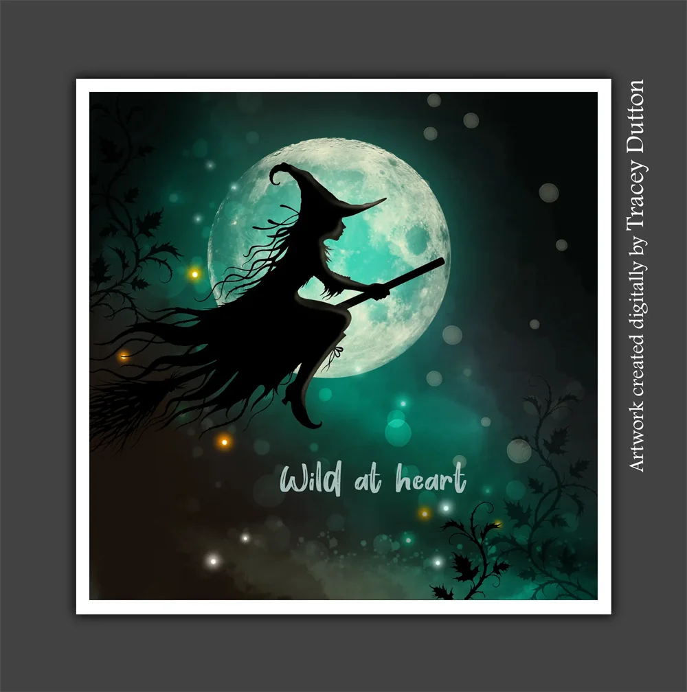 August 2026 Lavinia Stamps Midnight Coven 17-teiliges Halloween-Hexen-Silhouette-Set mit Klarsichtstempeln für Scrapbooking, Kartenherstellung, DIY-Bastelarbeiten und Dekoration – Detail 7