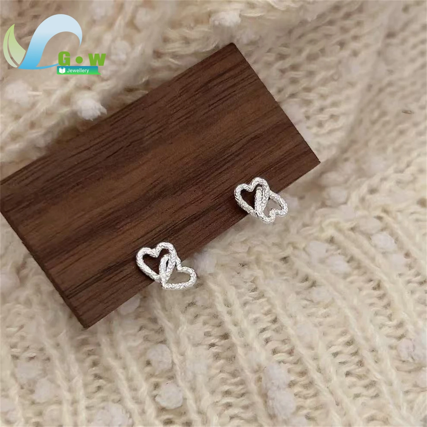 Heart Stud Earrings Women Minimalist Small Delicate Elegant Jewelry Daily Wear Charm Gift For Her Girlfriend Wife Birthday