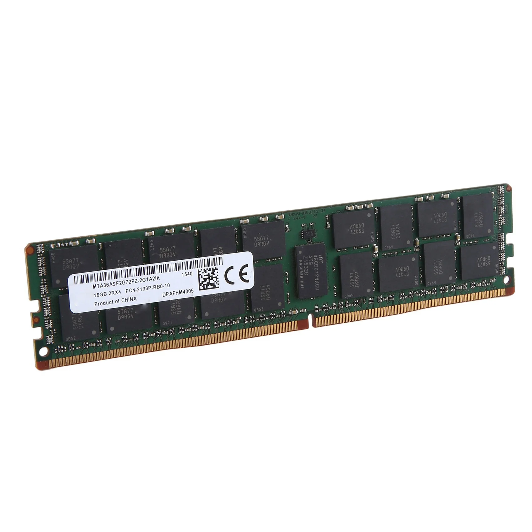 

Оперативная память BAAE 8X для серверов MT 16 ГБ DDR4 2133 МГц PC4-17000 288PIN 2Rx4 RECC 1.2V REG ECC RAM
