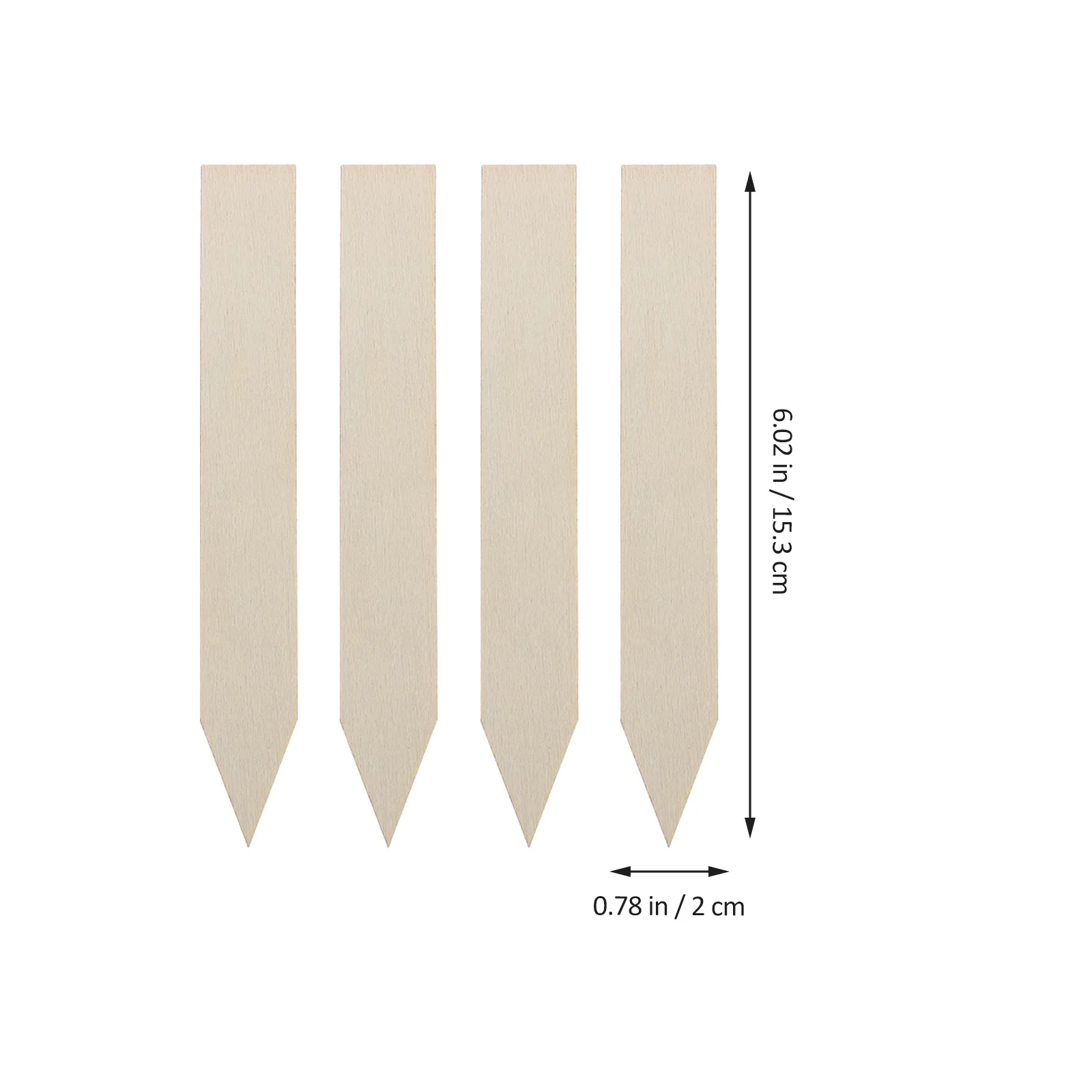 

50Pcs Wooden Plant Stakes Beautiful Colors Classify Seedlings by Sight Easy to for Home Garden School