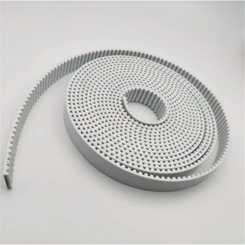 PU timing belt L type white polyurethane open belt pitch 9.525 with steel wire 20/25/30 width