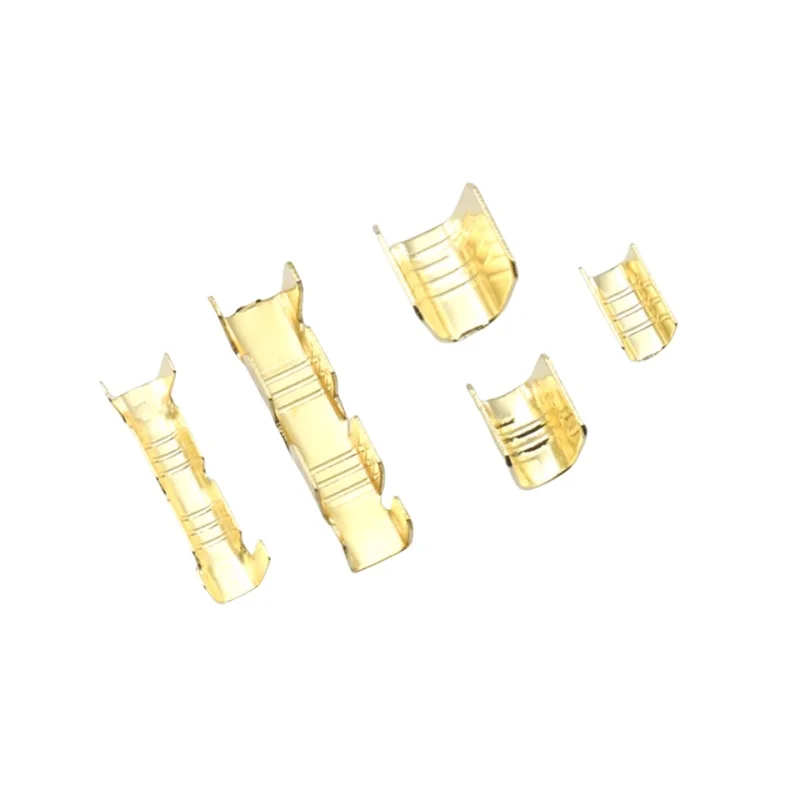 100 قطعة موصلات طرفية نحاسية على شكل حرف U 453/DJ454 الضغط البارد 0.3-4.0mm2 مع فآسيا الأسنان لعلامة تبويب أسلاك الدراجة النارية