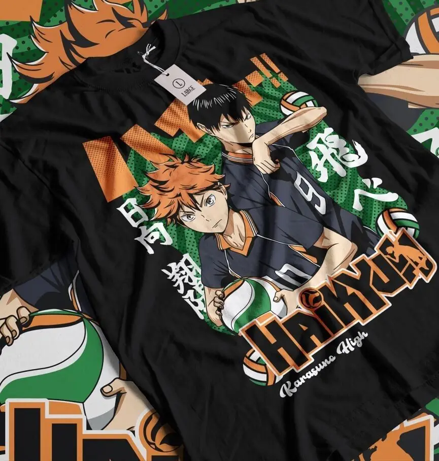 Hinata Shoyo Manga Strip Haikyuu Haikyu Anime Unisex Tshirt T-Shirt Tee ALL SIZE