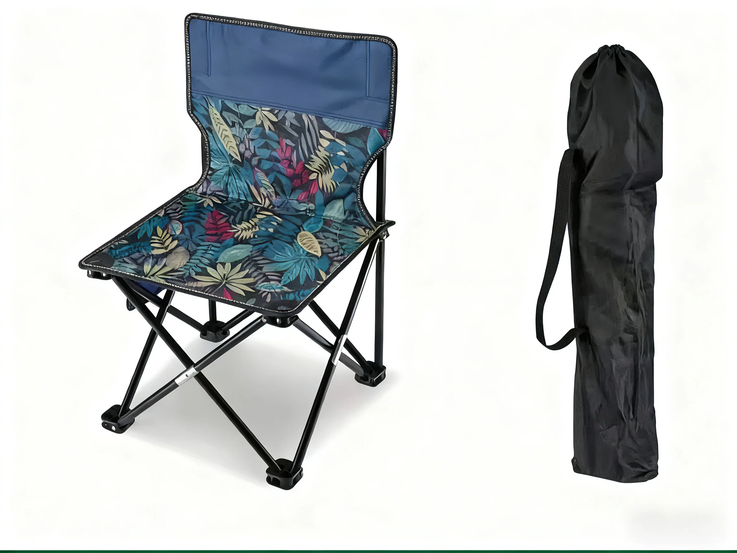 Wholesale Fashionable Small-sized Oxford Camping Chair with Iron Frame Foldable & Eco-Friendly for Outdoor Sports Hiking Fishing