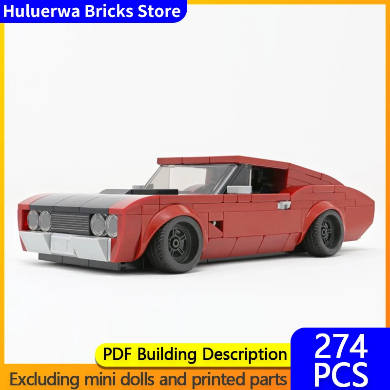 

Модель скоростного гоночного автомобиля MOC, строительные кирпичи Torino Talladega, мускулистый автомобиль, модульная технология, детские праздничные подарки, сборные игрушки