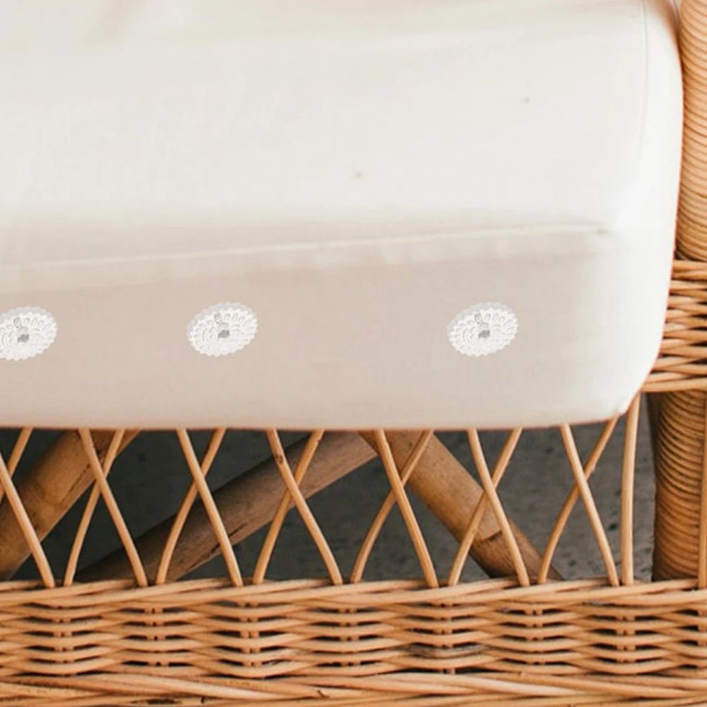 

50Pcs Spiral Sofa Pins Furniture Nails Iron Plastic Decorative Tacks for Sofa Chair Headboard Bed Sheet Fixing Pins