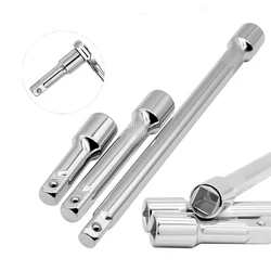 1Piece 75/125/250mm Long Extension Bar 1/2 Drive Ratchet Socket Extender Hand Tools Long Bar Steering Sleeve Connecting Rod Part