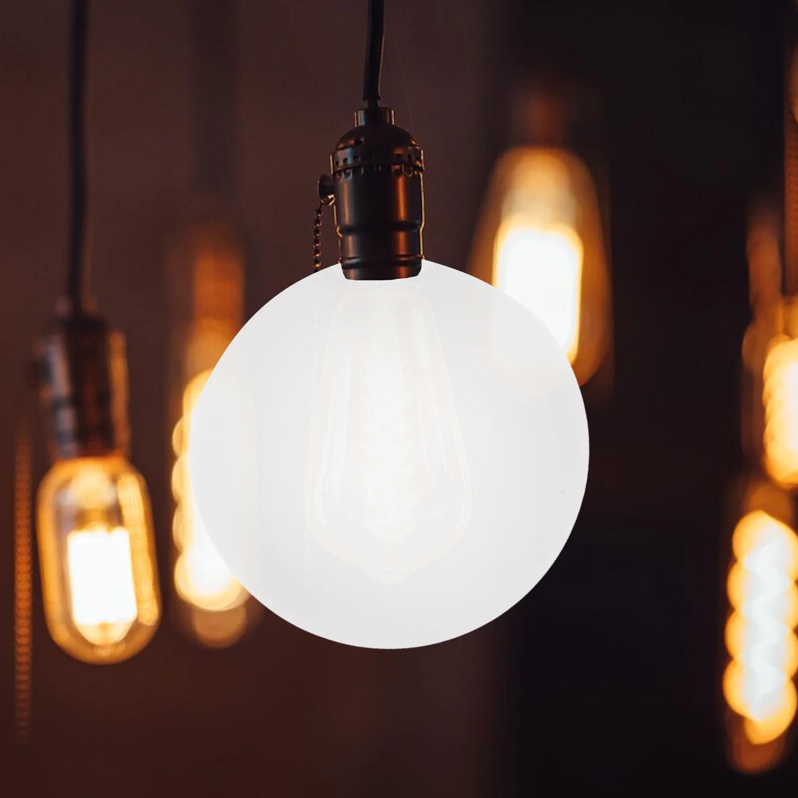 

Frosted Glass Lamp Shade Round Globe G9 Socket Table Lamps Pendant Lights Modern Nordic Design Soft Light Home Decor