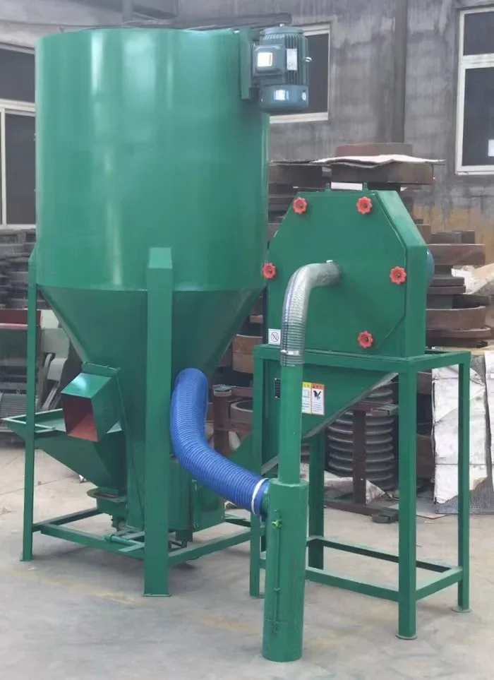 High Quality Factory Price    Feed Mill Equipment Poultry Feed Crushing Mixer Poultry Feed Mixer Machine