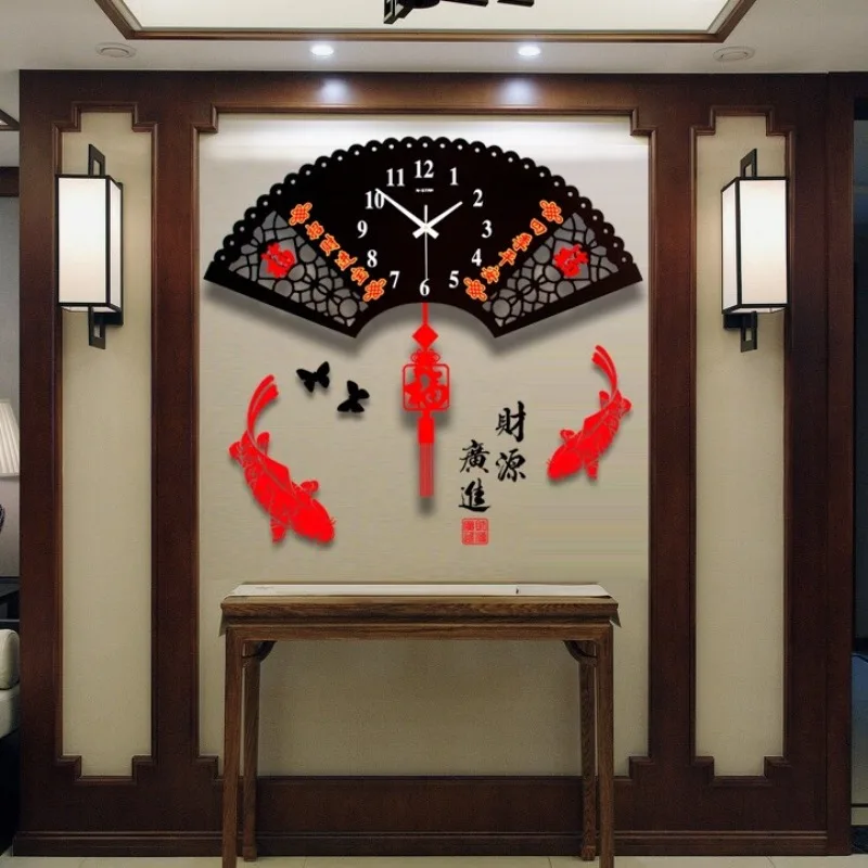 Premium Security Digital Clock Black Designer Bedroom Luxury Wall Clock Aesthetic Modern Design Orologio Parete Home Decor