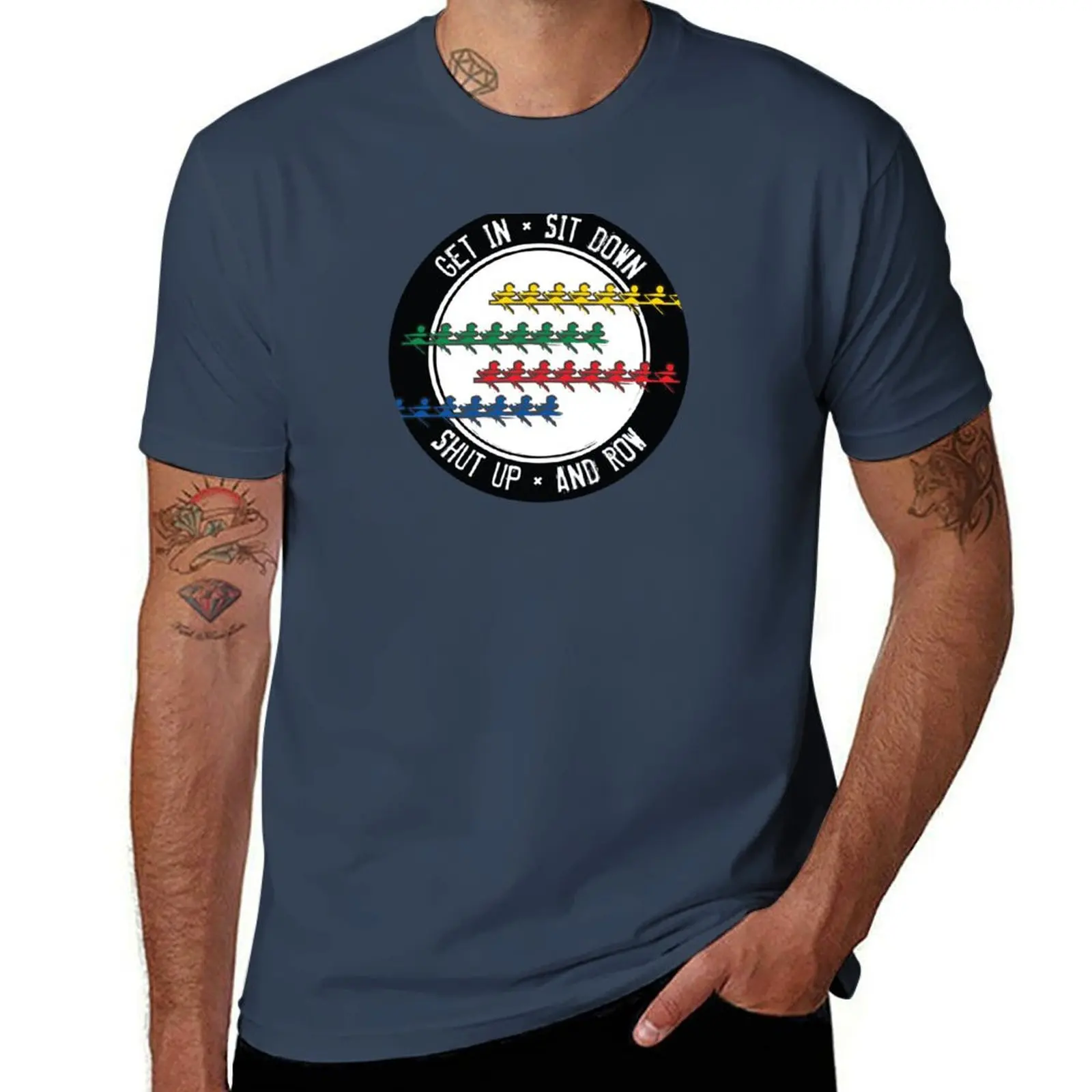 

Shut Up And Row T-Shirt new edition graphic t shirts cheap stuff plus size clothes t shirt men 100℅ cotton