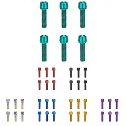 Stem Bolts Stem Screw Bicycle Parts Bike Accessories Black/red/blue/green Cycling M5*18mm Stainless Steel For Mountain Road Bike