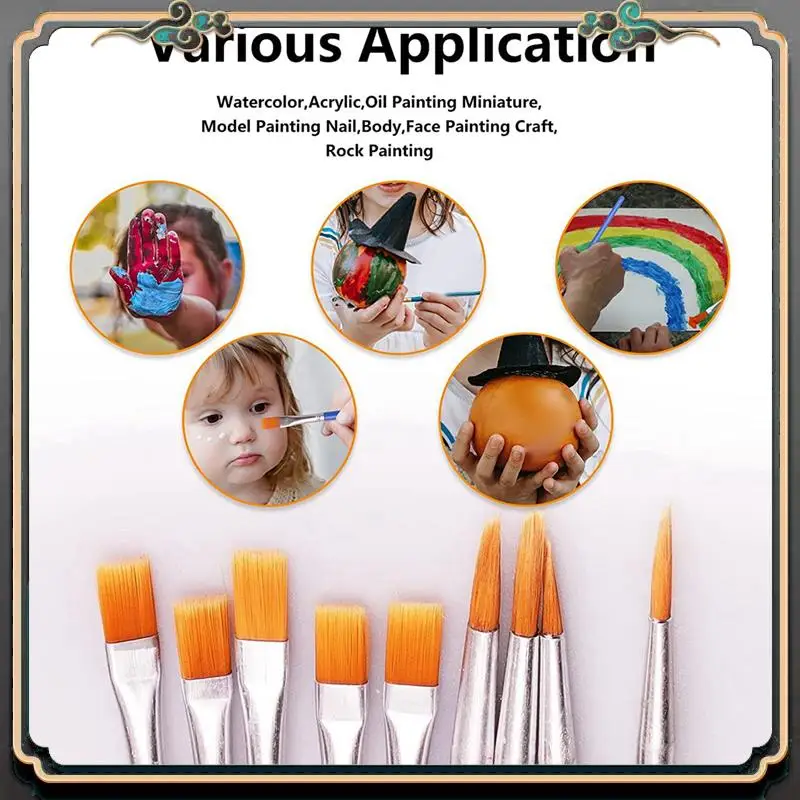 

Reliable-100 Strips 600 Pots Empty Paint Strips 100 Pieces Paint Brushes,Paint Cup Clear Plastic Storage Containers,3Ml/0.17Oz