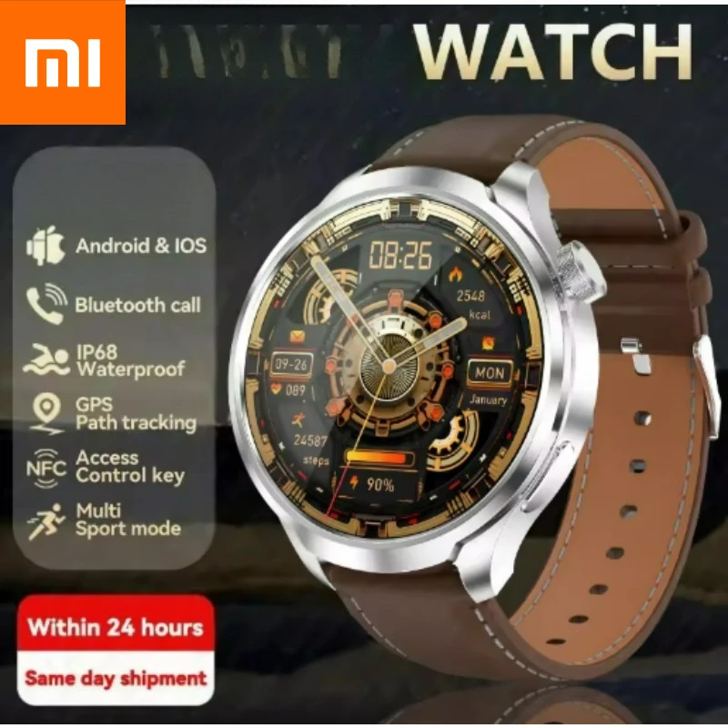 Xiaomi 2026 nuevo GPS deportes NFC moda Smartwatch hombres 1,85 "pantalla AMOLED ritmo cardíaco presión arterial salud reloj inteligente