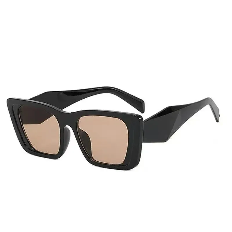 Retro Square Sunglasses Men Women Designer Luxury Vintage Glasses Big Frame Cat Eye  Leopard Print Eyewear UV400 Oculos De Sol - view 5