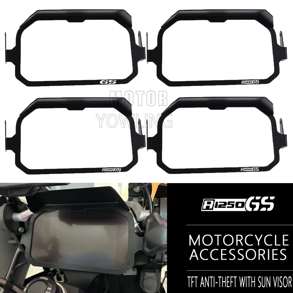 Meter Frame Cover Screen Protector Dashboard Guard For BMW R1250GS R 1250 1200 GS Adventure R1200GS LC ADV TFT Theft Protection