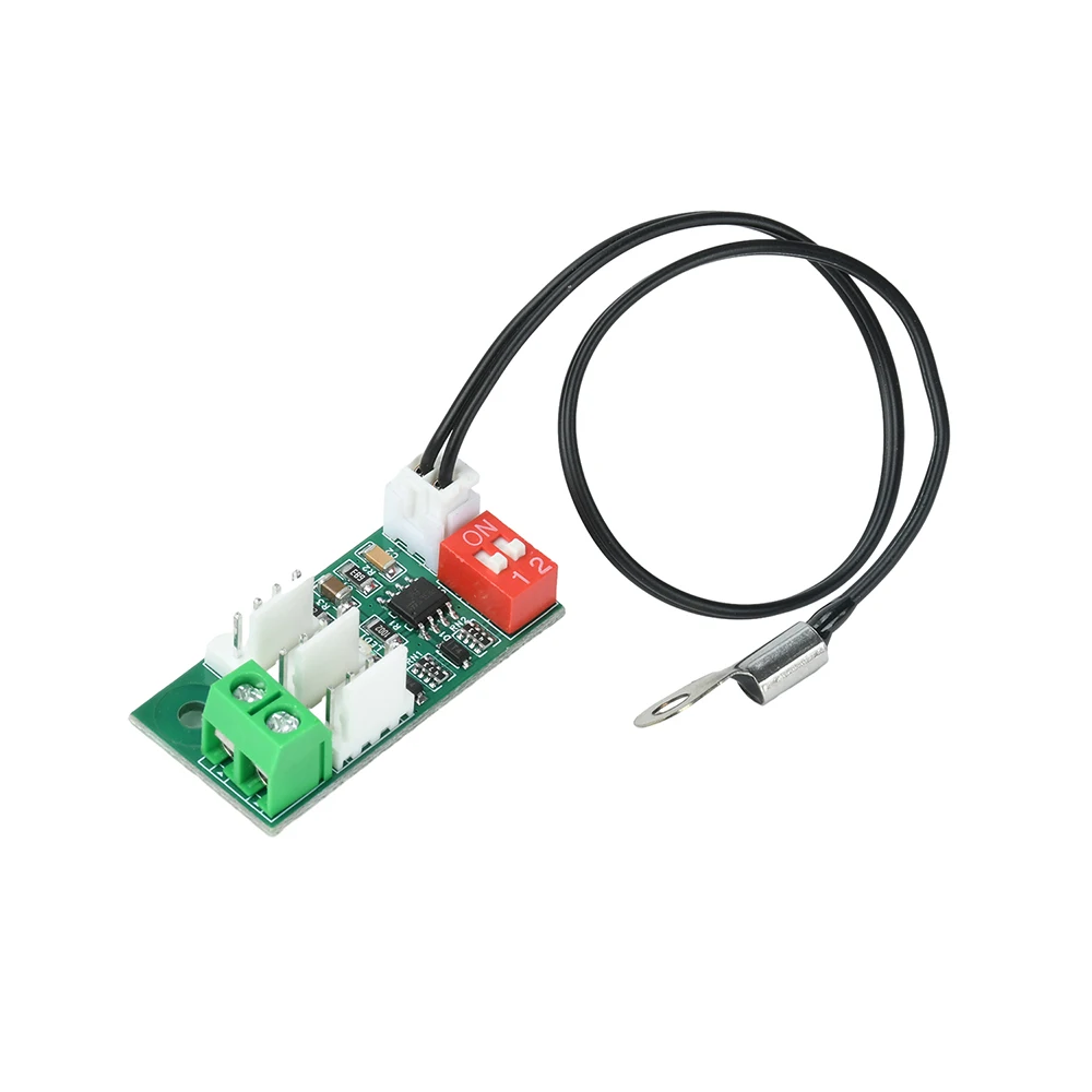12V 24V 5A PWM Speed Regulator 4-Wire Fan Speed Governor DC Motor Speed Controller Temperature Controller for RV Camper Vent Fan