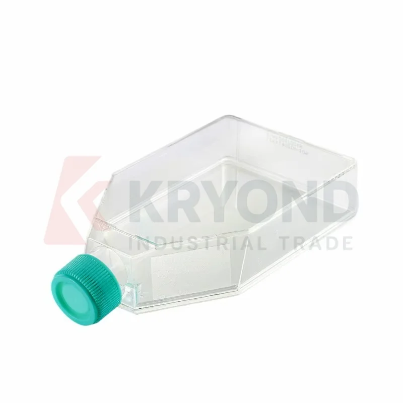 Cell And Tissue Culture Flask Canted Neck 50ml Standard Surface Treated Cell Growth Area 25cm2 Sterilized Packing 10 PK