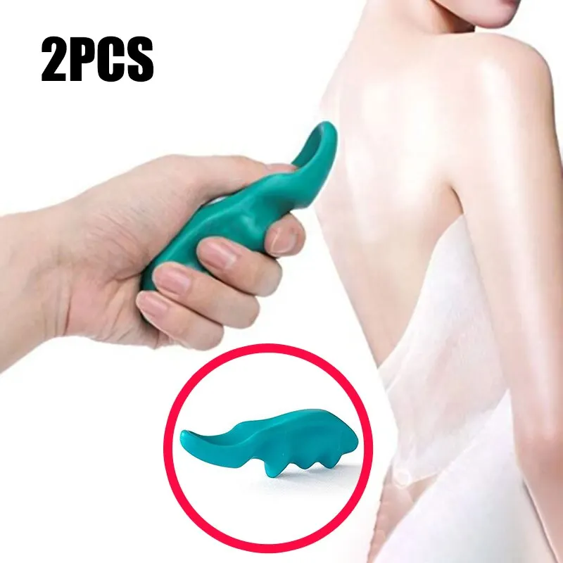 2PCS Green Thumb Saver Hand Protection Soft Acupoint Massage Tool Deep Tissue Body Massage Trigger Point Tool Thumb