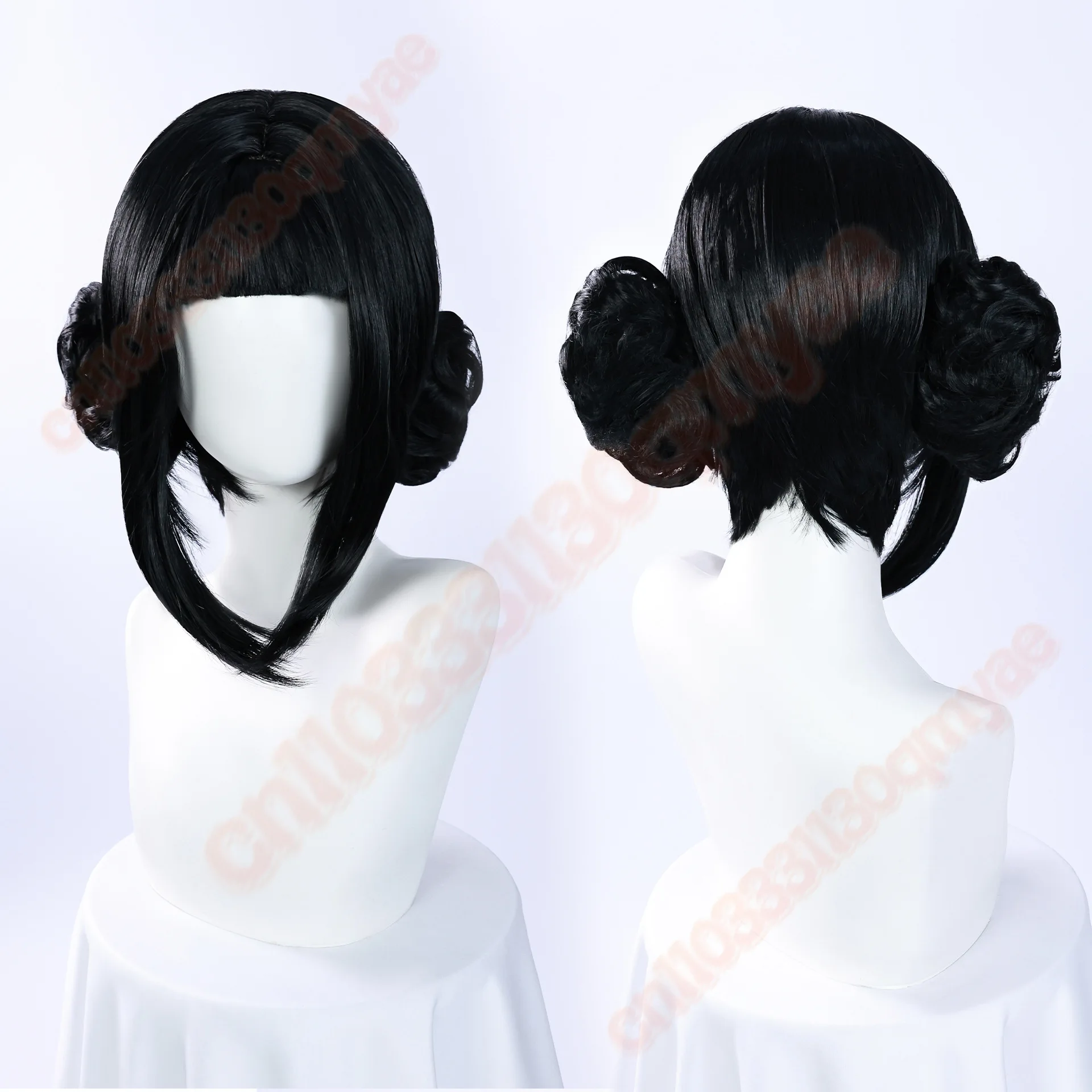 K-POP 악마 사냥꾼 코스프레 루미 조이 미라 블랙 무대 유니폼 할로윈 의상 여성 탑 스커트 자켓 머리 장식 가발