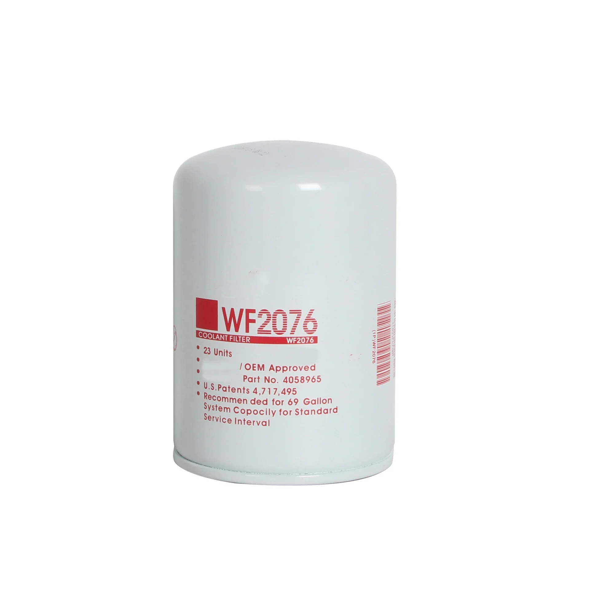 

High Quality Water Fuel Filter Used For Cummins Automotive Spare Parts WF2076 3318319 3310272 WA1162 P552076