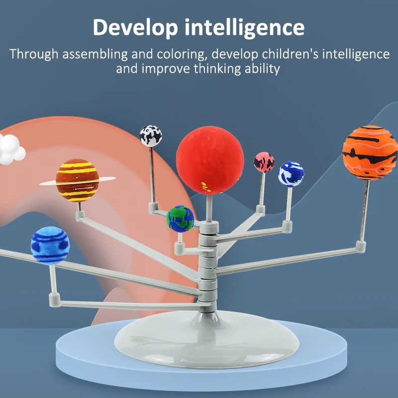 科学を学ぶためのソーラーシステムモデル,教育玩具,科学を学ぶための,惑星,ロボット,教育,キット